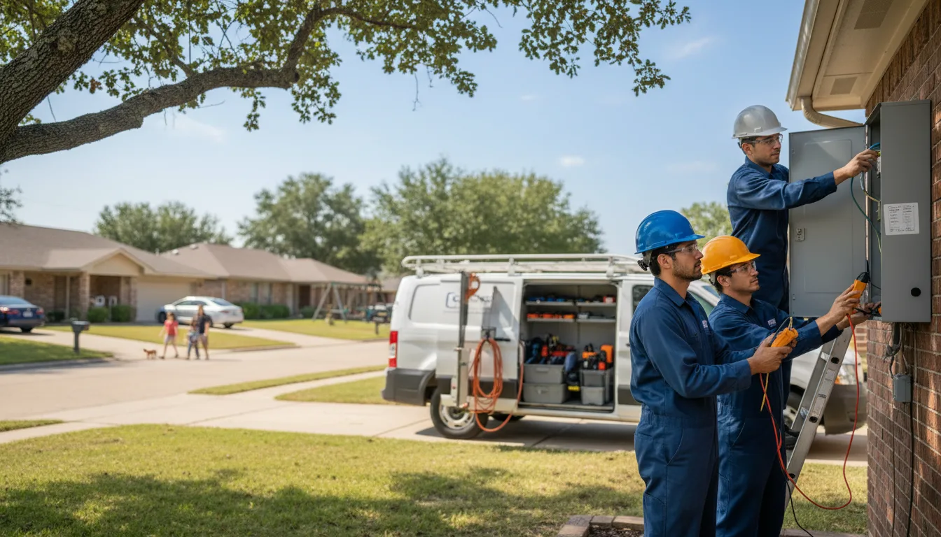 Certified electrician providing emergency electrical services in New Liberty, KY
